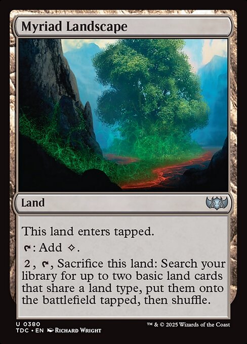 Myriad Landscape - Commander: Tarkir: Dragonstorm