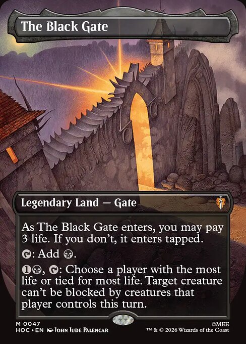 The Black Gate (Borderless) - The Hobbit: Eternal-Legal
