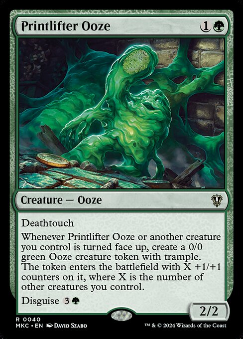 Printlifter Ooze - Commander: Murders at Karlov Manor