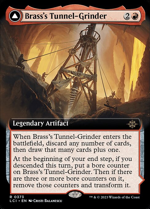Brass's Tunnel-Grinder (Extended Art) - The Lost Caverns of Ixalan