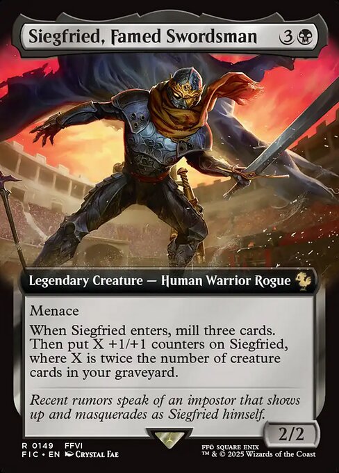 Siegfried, Famed Swordsman (Extended Art) - Commander: FINAL FANTASY