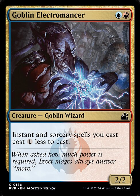Goblin Electromancer (Foil) - Ravnica Remastered
