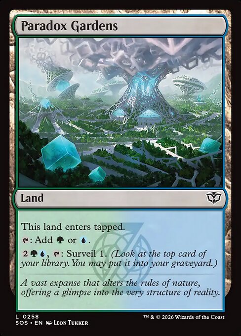 Paradox Gardens (Foil) - Secrets of Strixhaven