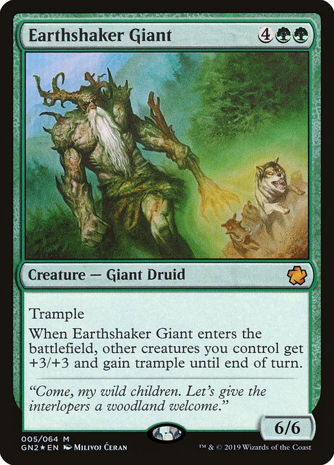Earthshaker Giant (Foil) - Magic Game Night 2019