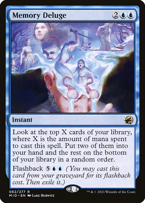 Memory Deluge (Foil) - Innistrad: Midnight Hunt