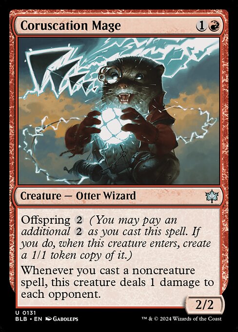 Coruscation Mage (Foil) - Bloomburrow