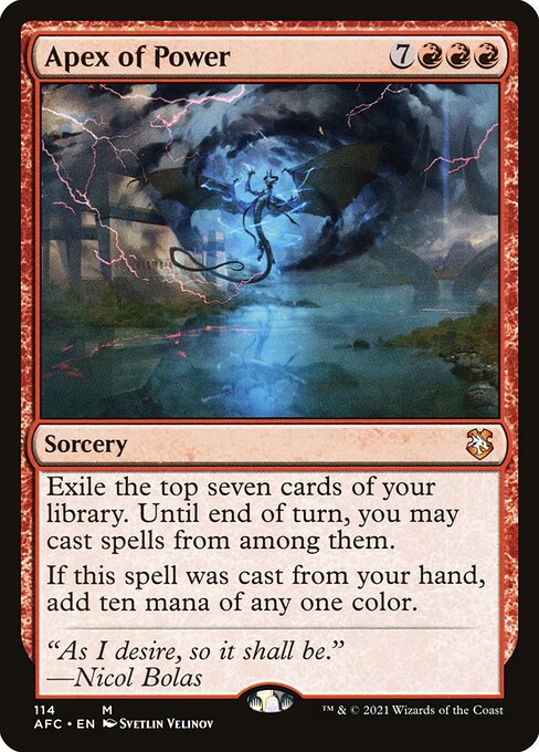 Apex of Power - Commander: Adventures in the Forgotten Realms