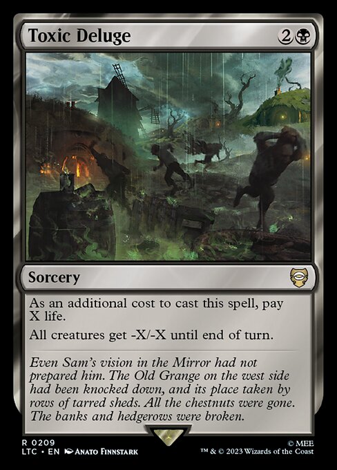 Toxic Deluge - Commander: The Lord of the Rings: Tales of Middle-earth
