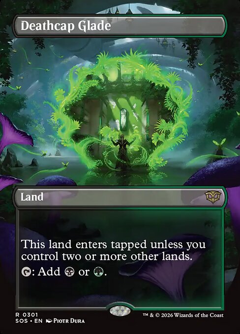 Deathcap Glade (Borderless) - Secrets of Strixhaven