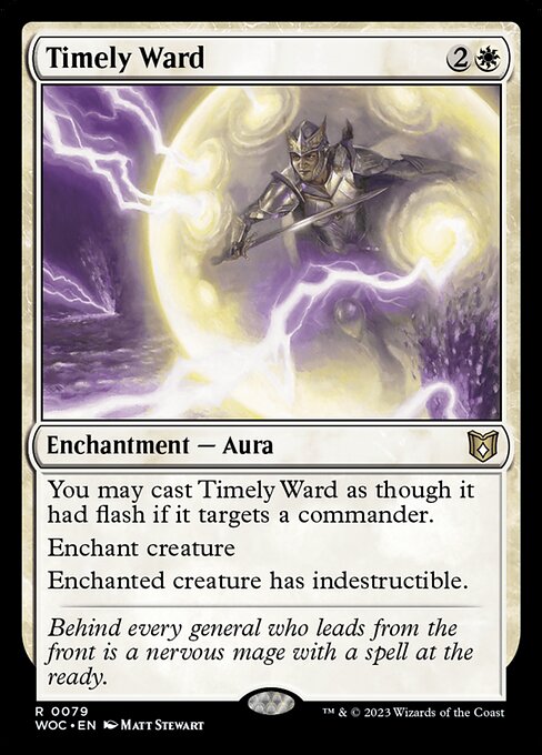 Timely Ward - Commander: Wilds of Eldraine