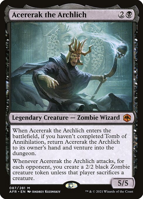Acererak the Archlich (Foil) - Adventures in the Forgotten Realms