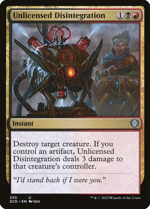 Unlicensed Disintegration - Starter Commander Decks