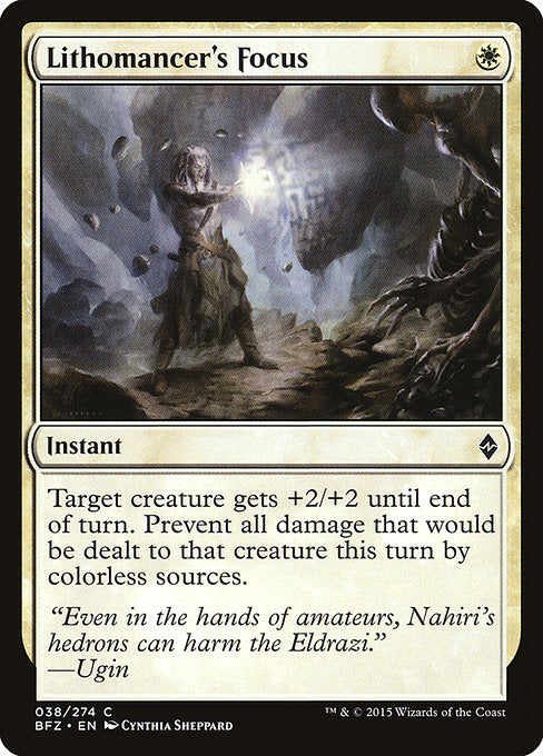 Lithomancer's Focus - Battle for Zendikar