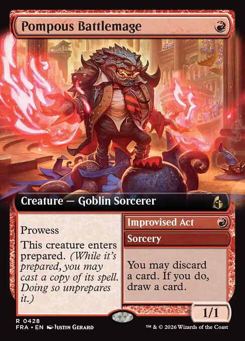 Pompous Battlemage (Extended Art) - Reality Fracture
