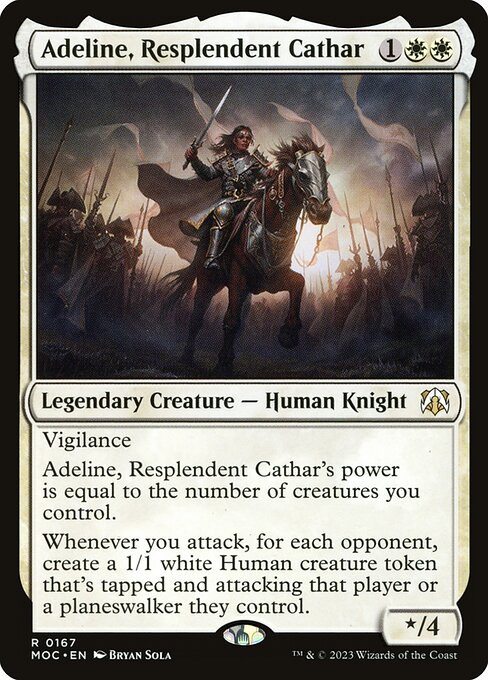 Adeline, Resplendent Cathar - Commander: March of the Machine