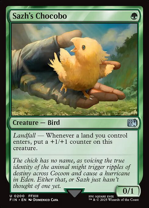 Sazh's Chocobo (Foil) - FINAL FANTASY