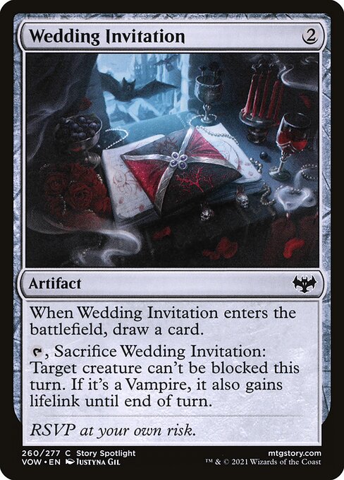 Wedding Invitation (Foil) - Innistrad: Crimson Vow