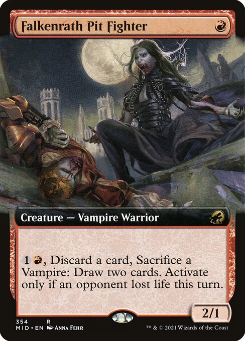 Falkenrath Pit Fighter (Extended Art) (Foil) - Innistrad: Midnight Hunt