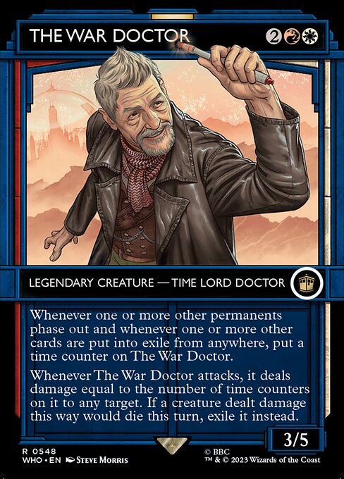 The War Doctor (Showcase) (Foil) - Universes Beyond: Doctor Who