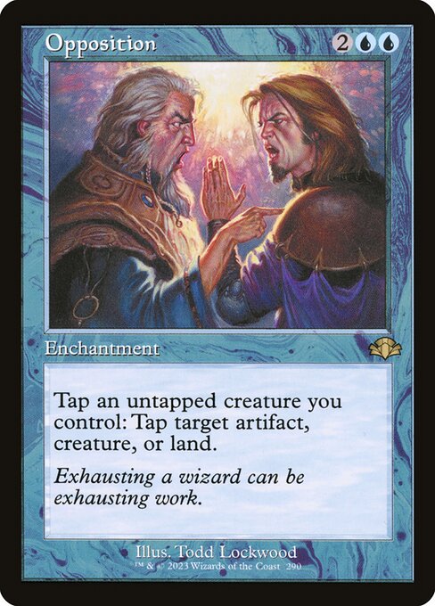 Opposition (Retro Frame) (Foil) - Dominaria Remastered