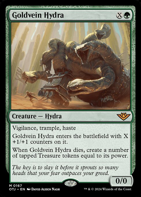 Goldvein Hydra (Foil) - Outlaws of Thunder Junction