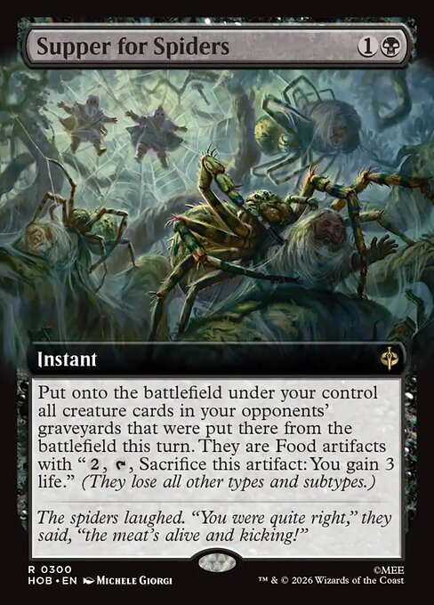 Supper for Spiders (Extended Art) - The Hobbit
