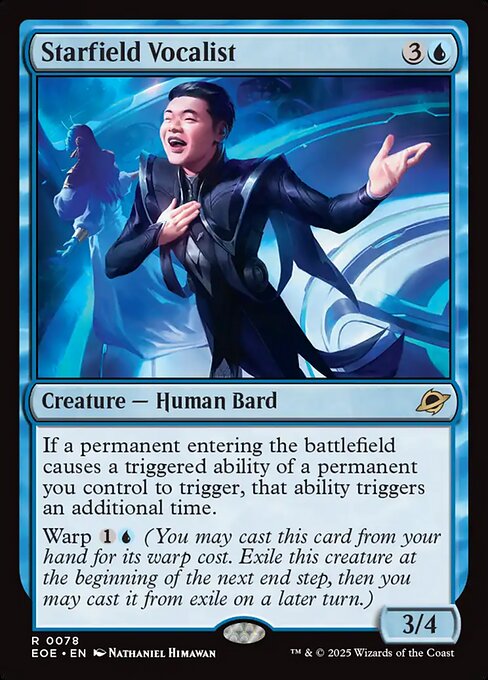 Starfield Vocalist (Foil) - Edge of Eternities