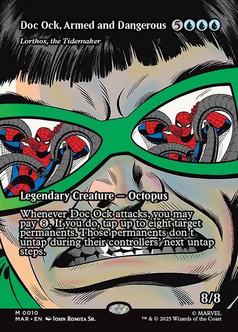 Doc Ock, Armed and Dangerous - Lorthos, the Tidemaker (Borderless) - Marvel Universe Eternal-Legal