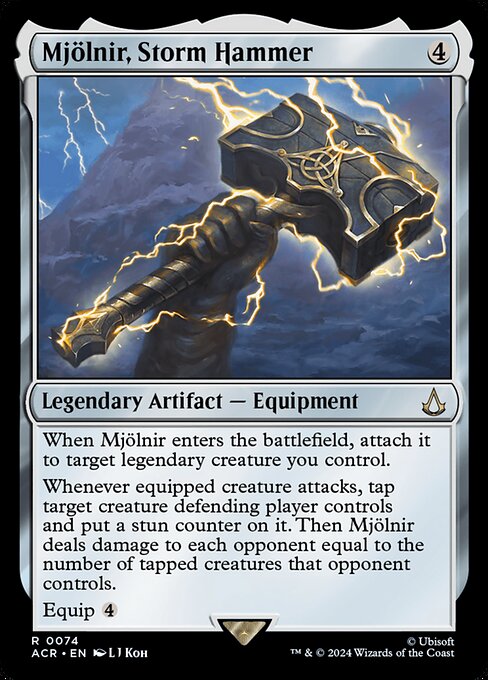 Mjolnir, Storm Hammer - Universes Beyond: Assassin's Creed