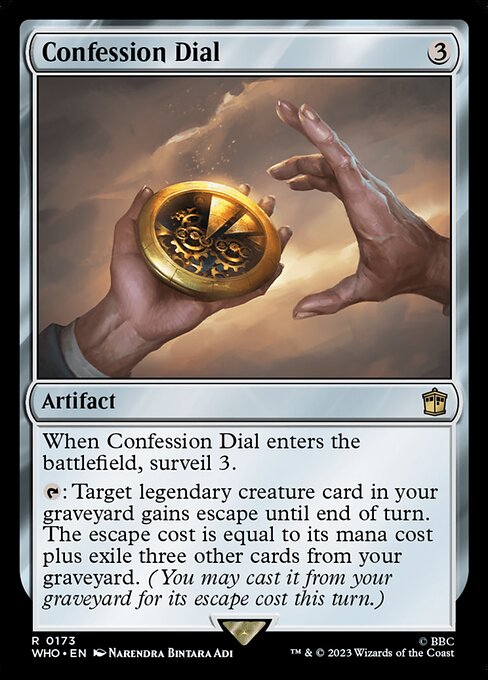 Confession Dial (Foil) - Universes Beyond: Doctor Who