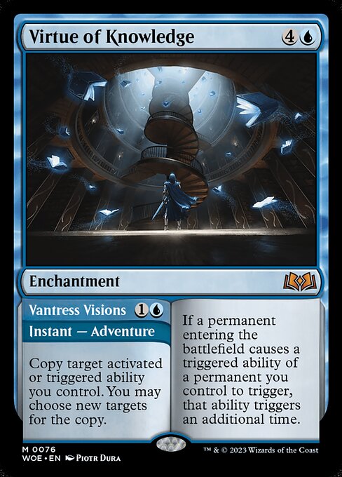 Virtue of Knowledge (Foil) - Wilds of Eldraine