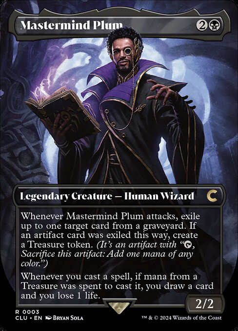 Mastermind Plum (Borderless) - Ravnica: Clue Edition