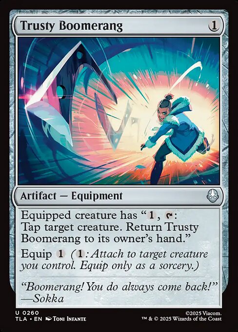 Trusty Boomerang (Foil) - Avatar: The Last Airbender