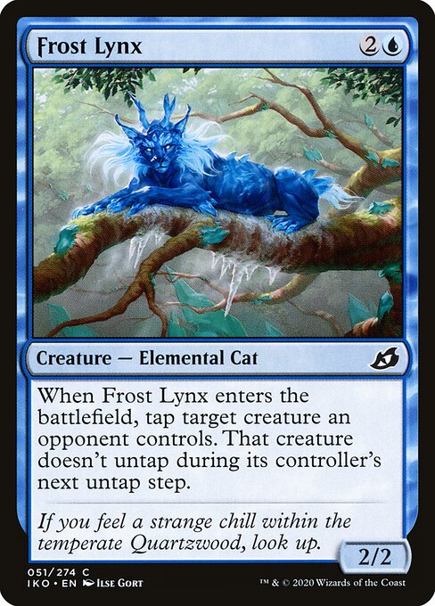 Frost Lynx (Foil) - Ikoria: Lair of Behemoths