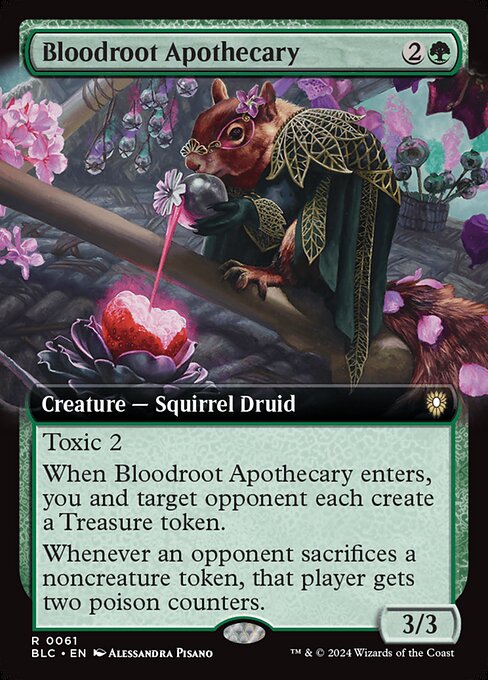 Bloodroot Apothecary (Extended Art) - Commander: Bloomburrow