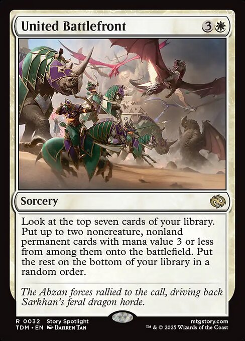 United Battlefront (Foil) - Tarkir: Dragonstorm