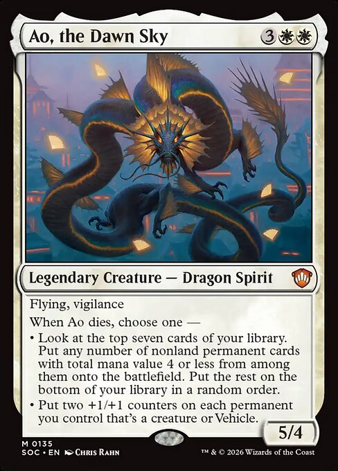 Ao, the Dawn Sky - Commander: Secrets of Strixhaven