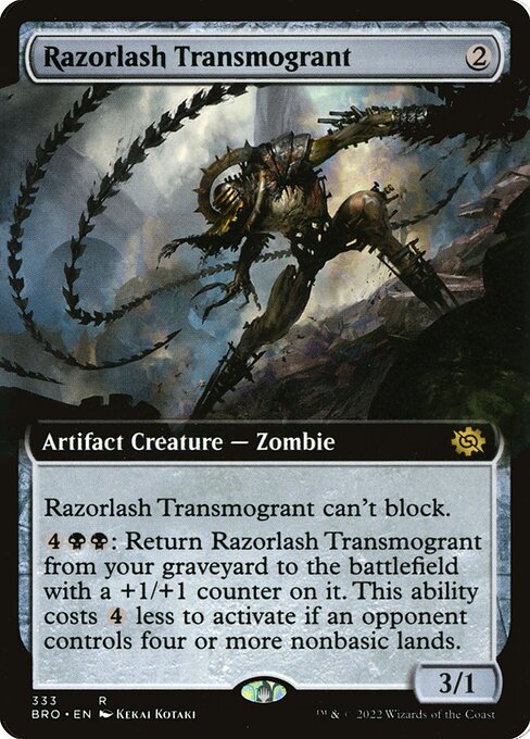 Razorlash Transmogrant (Extended Art) - The Brothers' War