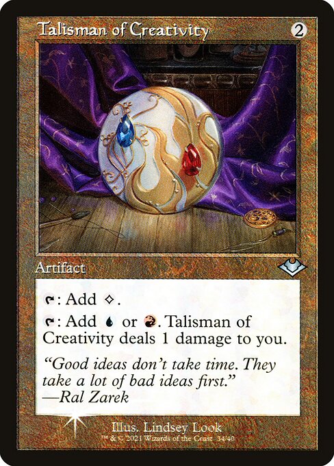 Talisman of Creativity (Retro Frame) (Foil) - Modern Horizons