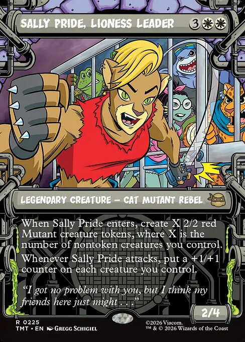 Sally Pride, Lioness Leader (Showcase) - Teenage Mutant Ninja Turtles