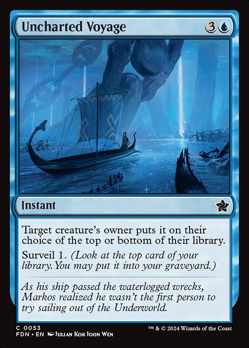 Uncharted Voyage (Foil) - Foundations