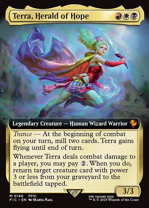 Terra, Herald of Hope (Extended Art) - Commander: FINAL FANTASY