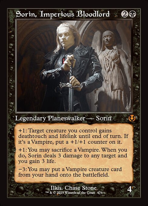 Sorin, Imperious Bloodlord (Retro Frame) - Innistrad Remastered