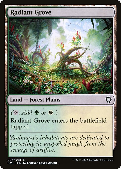 Radiant Grove (Foil) - Dominaria United