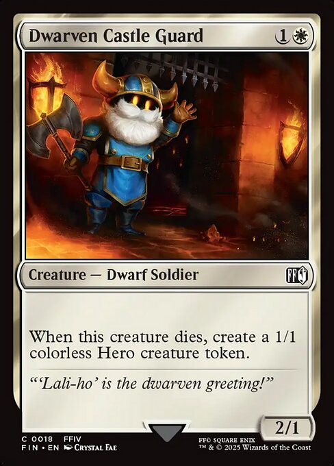 Dwarven Castle Guard (Foil) - FINAL FANTASY