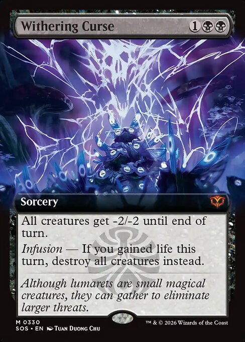 Withering Curse (Extended Art) - Secrets of Strixhaven