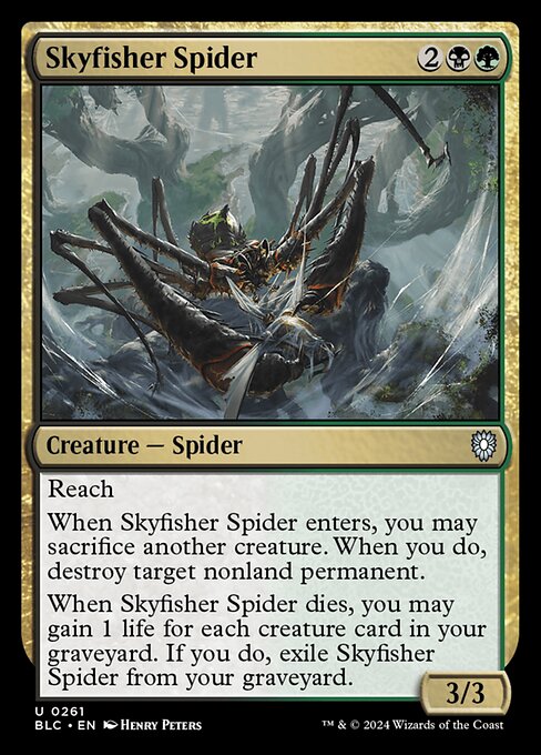 Skyfisher Spider - Commander: Bloomburrow