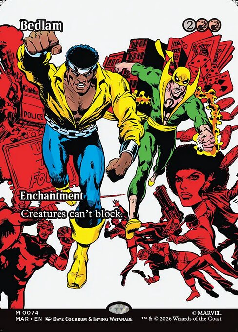 Bedlam (Borderless) (Foil) - Marvel Universe Eternal-Legal