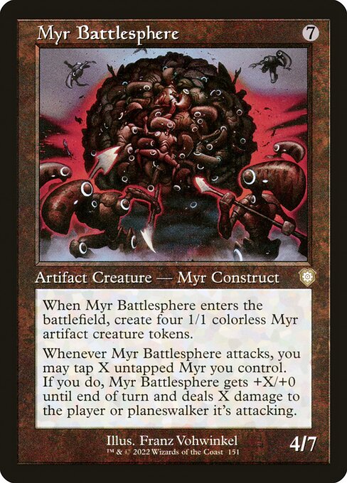 Myr Battlesphere (Retro Frame) - Commander: The Brothers' War