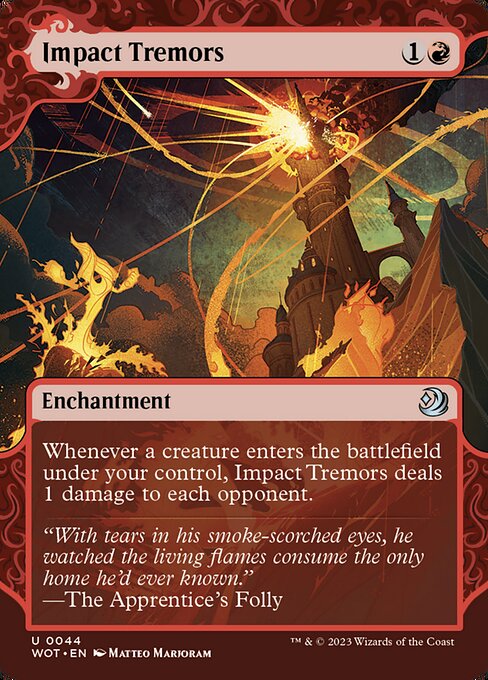 Impact Tremors (Foil) - Wilds of Eldraine: Enchanting Tales